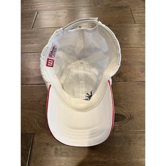 Vintage Y2K Wilson Mens White US Open New York 2004 Adjustable Strapback Hat Cap - Picture 7 of 8